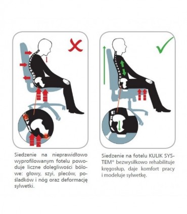 Krzesło profilaktyczno-rehabilitacyjne GALAXY Kulik System
