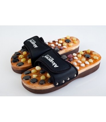 Buty do akupresury z kamieniami na twardej podeszwie