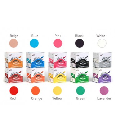 Plastry Kinesiologi Tape - Oryginalny - Nasara - BIAŁY