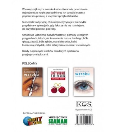 Książka - Natychmiastowa pomoc poprzez Akupresurę