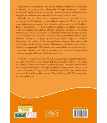 Książka - AYURVEDA. Księga domowych środków leczniczych