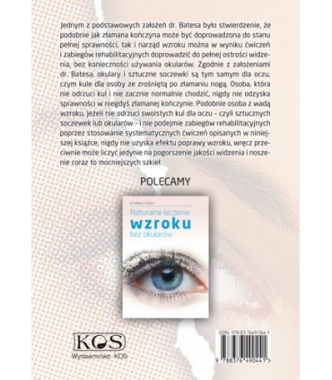 Książka - Samoleczenie wzroku metodą dr. Bates'a