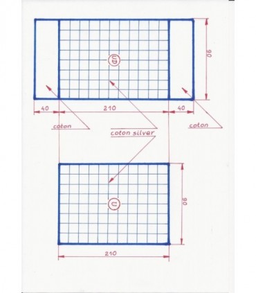 Prześcieradło uziemiające uniwersalne UD 90x200 cm (90x290 cm)
