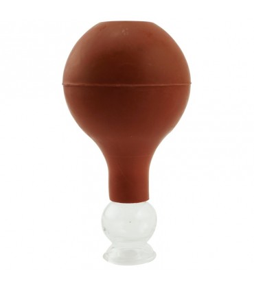 Szklane bańki z pompką-gruszką - zestaw 5 szt.