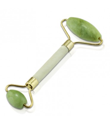 Wałek do masażu twarzy jadeitowy Gua Sha