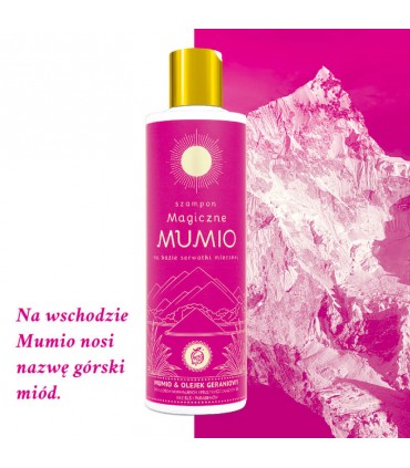 Szampon Magiczne Mumio na bazie serwatki mlecznej