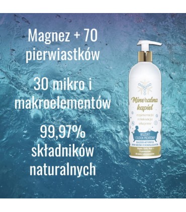 Mineralna kąpiel - Biszofit i olejek pichtowy