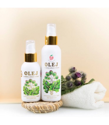 Olej z korzenia łopianu z ziołami 150 ml