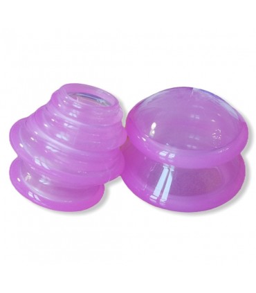 BAŃKI SILIKONOWE CHIŃSKIE 4 szt. - RÓŻOWE