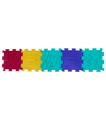 Mata sensoryczna - puzzle do masażu stóp "Matematyka" 32 elementy