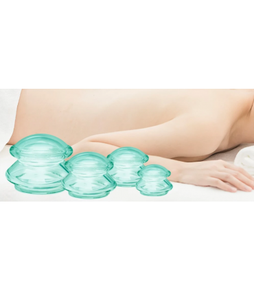 BAŃKI SILIKONOWE CHIŃSKIE 4 szt. - ZIELONE