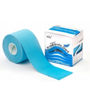 Plastry Kinesiologi Tape - Oryginalny - Nasara - NIEBIESKI