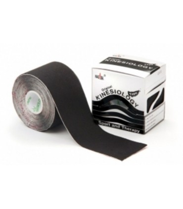 Plastry Kinesiologi Tape - Oryginalny - Nasara - CZARNY